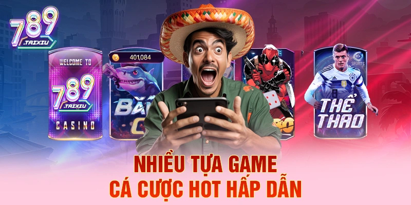 Nhiều tựa game cá cược hot hấp dẫn tại dom88